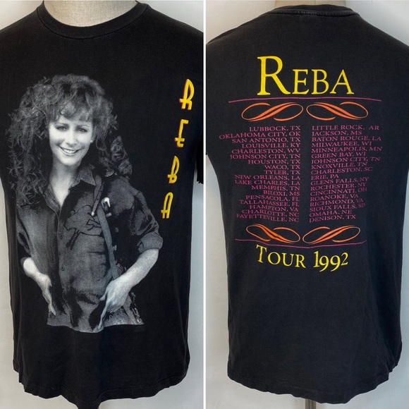 Vintage Other - Vintage Reba McEntire 1992 Tour T Shirt Country L